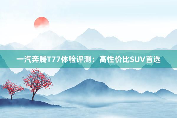 一汽奔腾T77体验评测：高性价比SUV首选